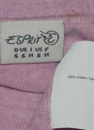 Кофтинка  бренду esprit /100% бавовна/ пудрово-рожевого кольору4 фото