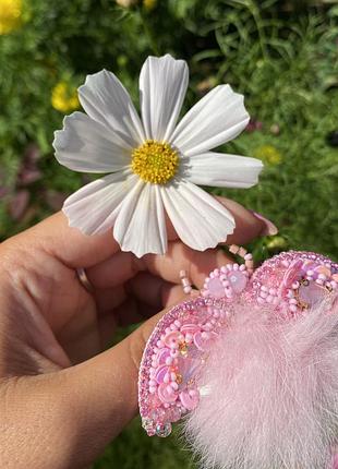 Уценка брошь из бисера бабочка