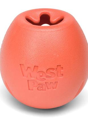 Іграшка для собак westpaw zogoflex rumbl для ласощів великий 10 см рожевий (bz041mel)1 фото