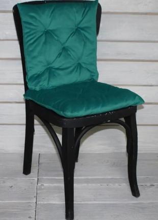 М'яка подушка для стільців, табуретів (40x40х6 см) "missoni". колір бірюзовий