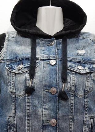 Куртка джинсовая женская divided h&m, ukr 38-40, eur 36 042dg (в указанном размере, только 1 шт)4 фото