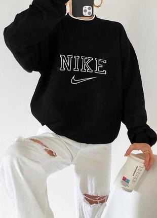 Свитшот🖤в стиле nike 🔥🔥свитшот с логотипом nike