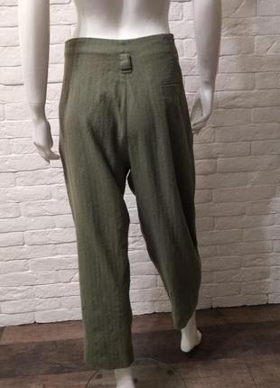 Укороченные брюки из шерсти tela3 фото