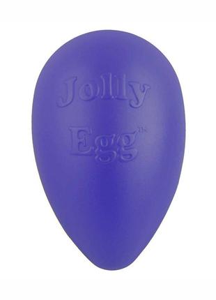 Іграшка для собак jolly pets тверде яйце jolly egg 20 см синій (je08p)