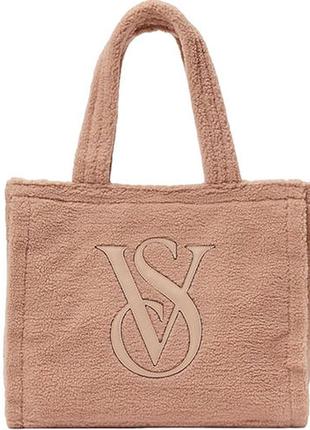 Сумка victoria’s secret plush fleece tote1 фото