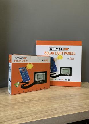 Прожектор на сонячній панелі 100w , solar light panel, лампа на сонячній панелі