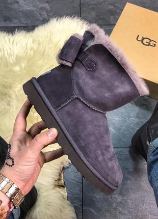 Уггі натуральні ugg mini big bow