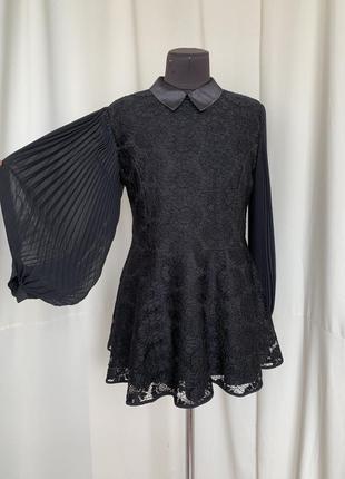 Готичная готическая блуза блузон или миниплатье