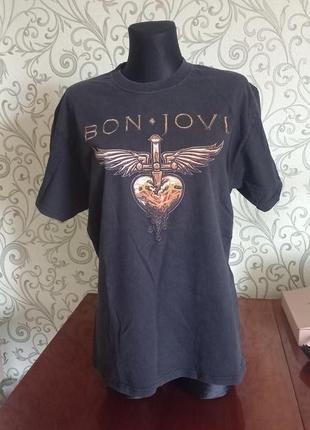 Bon jovi футболка.  метал мерч