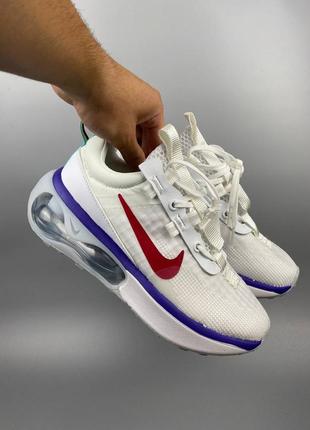 Женские кроссовки nike air max 2021 white light red