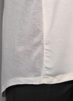 Батал! легкая футболка туника цвета ваниль9 фото