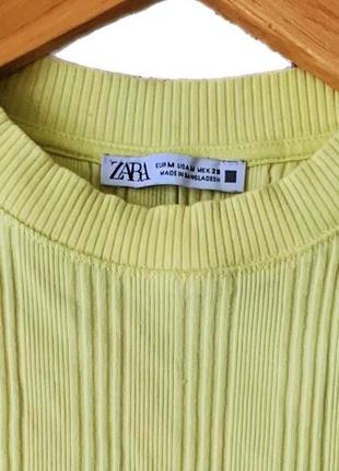 Майка в рубчик zara4 фото