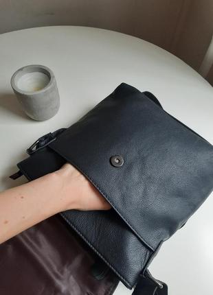 Стильная сумка-планшет (натуральная кожа)5 фото