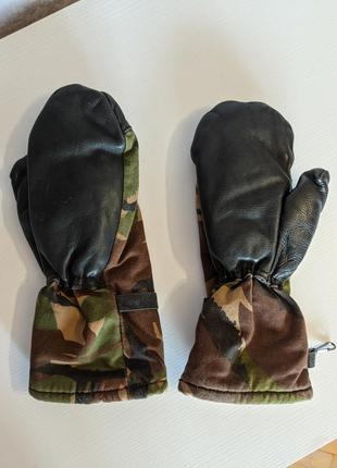 Vintage army gloves винтажные армейские рукавицы перчатки2 фото