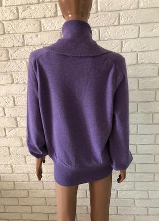 Шикарный и стильный свитер m&s, очень стильный и красивый цвет, приятная и качественная на ощупь ткань, 100% кашемира.2 фото