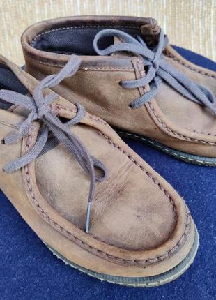 Timberland подростковые кожаные ботинки4 фото