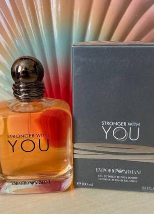 Туалетная вода для мужчин giorgio armani emporio armani stronger with you 100 мл