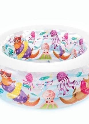 Детский надувной бассейн intex 58480 «аквариум», 152 х 56 см1 фото