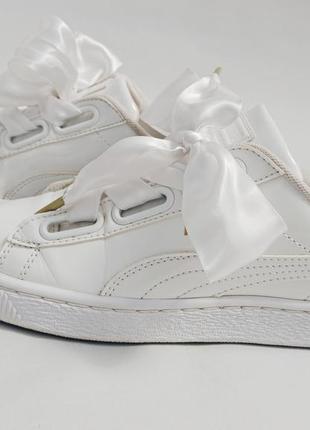 Кроссовки женские puma basket heart patent