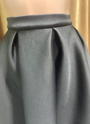 Пышная черная юбка shein ткань дайвинг размер l5 фото