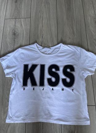 Футболка топ kiss2 фото