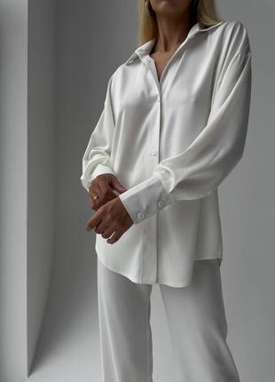 Женский брючный костюм комплект одежды рубашка блуза блузка штаны брюки