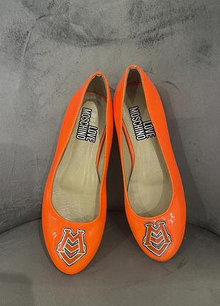 Лодочки балетки moschino