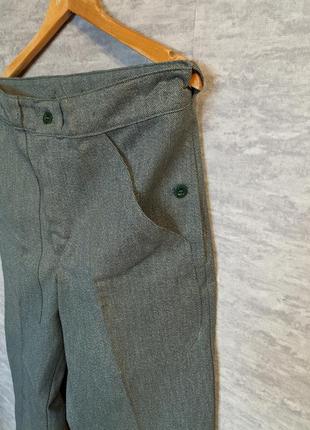 Нрвые винтажные военные брюки штаны джинсы3 фото