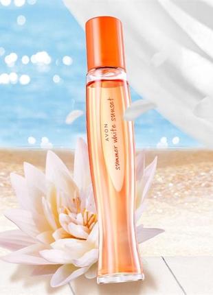 Распродажа 🔥 туалетна вода avon summer white sunset 50 ml