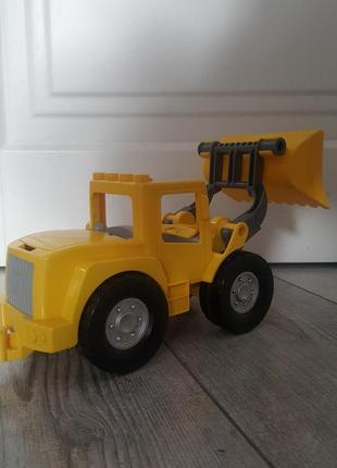 Игрушка машинка погрузчик lego оригинал 2