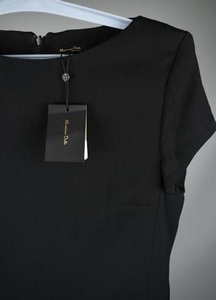 Massimo dutti платье черное с карманами размер 38 м4 фото