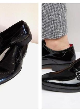 Мужские  лакированные итальянские туфли лоферы (giovane rossi)1 фото