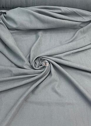 Двусторонний лен для штор california v-17 однотонная шторная ткань, цвет светло-серый