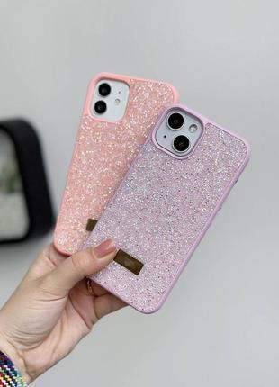 Чохол з камінцями iphone 11, 12 pro max, 13, 13 pro, 13 pro max, 14, 14 pro, 14 pro max