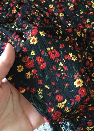 Сукня мідаксі ярусна у квіти primark розмір 12/149 фото
