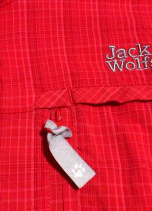 Рубашка женская джек вольфскин сорочка жіноча трекінгова jack wolfskin q.m.c. uv shield р.м🇩🇪🇮🇩5 фото