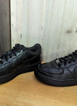 Nike air force 1 - кожаные кроссовки2 фото