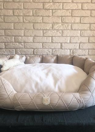 Лежанка ,диван для собаки ,кота (будь яркий розмір на замовлення )1 фото
