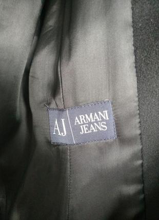 Armani jeans пальто шерсть4 фото