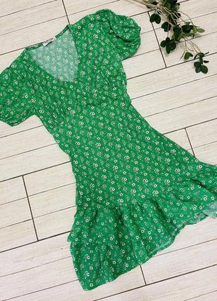 Кукольное платье, платье в цветочный принт