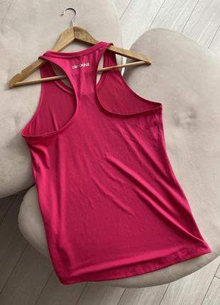 Майка топ футболка розовая красная adidas для спорта6 фото