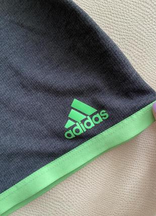 Майка топ футболка adidas сіра для спорту спортивна3 фото