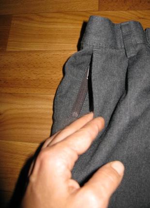 Серые шорты m&s на 7-8 лет 3