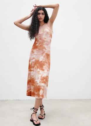 Платье tie dye от&nbsp;zara