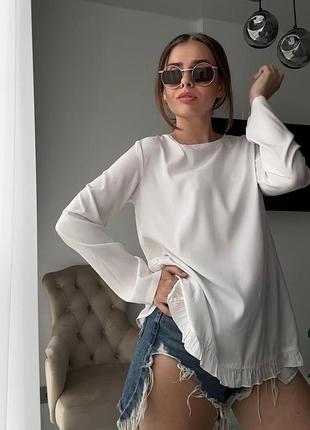 Блуза шелк шелковая футболка рубашка майка