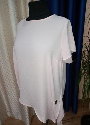 Красивая асимметричная блуза 22 размер1 фото