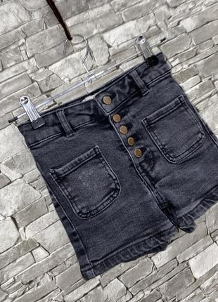 Джинсовые шорты, черные джинсовые шорты2 фото