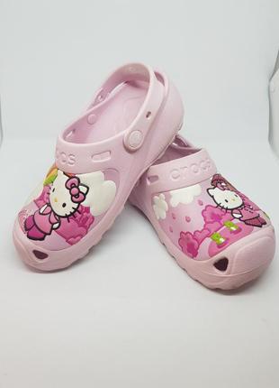 Кроксы hello kitty crocs1 фото