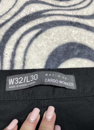 Штаны cargo worker denim co5 фото