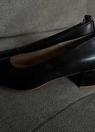 Кожаные туфли-лодочки melly the brand by kachorovska черные